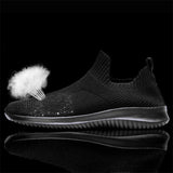 Men's Casual Stretchy Knitted Rubber Sole Sock Sneakers