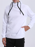 Cozy Double Zippers Color-blocked Hoodies for Men