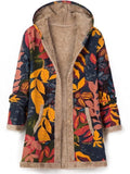 Vintage Colorblock Fleece Lined Jacket for Women