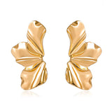 Three Petals Elegant Party Stud Earrings for Lady