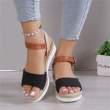 Female Ankle Buckle Strap Non-slip Platform Sandals