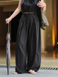 Comfy Soft Floor-Length Slouchy Pants for Ladies