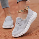 Women's Candy Color Slip-On Breathable Walking Loafers