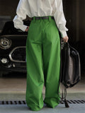 Female Vogue Korean Style High-rise All-match Commuter Pants