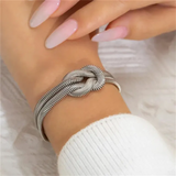 Twisted Knotted Snake Chain Bracelets for Women