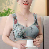 Breathable Ice Silk Lace Cooling Comfort Bra for Women