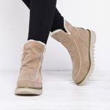 Women's Warm Fur Lining Winter Ankle Snow Boots