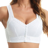 Comfort Front Closure Breathable Seamless Wireless Bra for Seniors