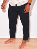 Men's Lightweight Breathable Cotton Linen Casual Pants