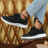 Women's Summer Breathable Lace Up Soft Sole Walking Loafers