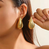 Drop Shape Luxury Big Earrings for Lady