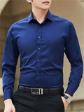 Men's Solid Color Slim Fit Perfect Business Party Shirts