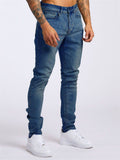 Casual Wear Resistant Slim Fit Jeans for Male