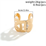 Geometric Cross Party Cuff Bracelets for Women