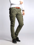 Solid Color & Camouflage Print Hard-Wearing Cargo Pants for Men