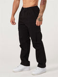 Men's Causal Comfy Straight Leg Cargo Pants