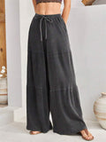 Women's Bohemian Style Patchwork Loose Wide Leg Pants