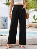 Women's Temperament Fashion Solid Color Dress Pants