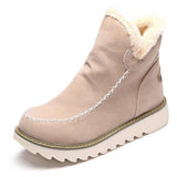 Women's Warm Fur Lining Winter Ankle Snow Boots