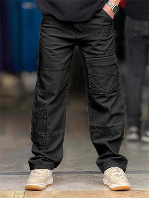 Men's Patch Pocket Casual Hard-Wearing Cargo Pants