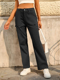 Stylish High Waist Multi-Pocket Cargo Pants for Women