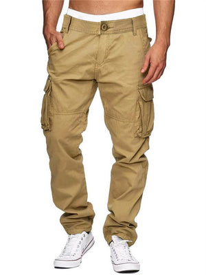 Men's Cool Multi-Pocket Comfy Cotton Cago Pants