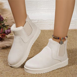 Women's Winter Casual Anti-Skip Warm Plush Snow Boots