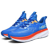 Men's Contrast Color Letter Print Running Luminous Sneakers