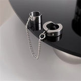 Fashion Metal Chain Silver Ear Clip for Women