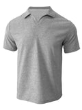 Men's Summer Slim Fit Lapel Simple Short Sleeve Shirt