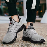 Men's Breathable Mesh Skidproof Rubber Sole Cozy Sneakers