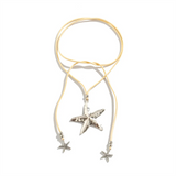 Ladies Chic Adjustable Rope Starfish Pendant Necklace