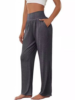 Female Relaxed Elastic Waist Jogging Stretch Pants