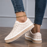 Ladies Preppy Style Versatile Round Toe Shoes