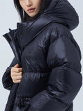 Women's Super Warm Lightweight White Duck Down Bubble Coat