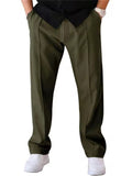 Men's Korean Solid Color Loose Casual Pants