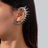 Ethnic Style Fish Bone Clip Earring for Women