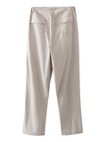 Daily Wear Casual Drawstring Ankle-Tied Baggy Trousers for Female