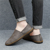 Men's Casual Lightweight Rubber Sole Stitching Flats