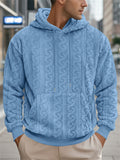 Men's Winter Casual Loose Fluffy Hoodies with Pocket