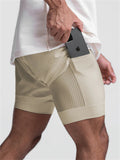 Men's Stretchy Breathable Jogging Shorts with Inter Pocket