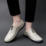 Men's Slip On Crocodile Pattern Walking Flats