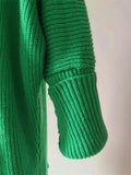 Simple Cosy Knitted Cardigan Midi Sweater for Women