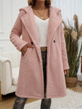 Women's Wool-Like Texture Comfortable Hooded Coat