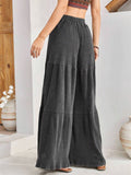 Women's Bohemian Style Patchwork Loose Wide Leg Pants