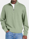 Men's Fashion Long Sleeved Zipper Casual Shirt