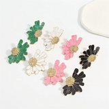 Elegant Multilayer Petal Earrings for Lady