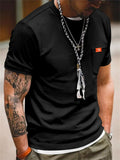 Men's Daily Simple Round Neck Slim Fit Summer T-shirts