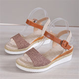 Female Ankle Buckle Strap Non-slip Platform Sandals