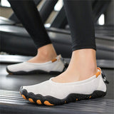 Women's Breathable Rubber Soft Sole Slip-On Shoes for Outdoor Activities